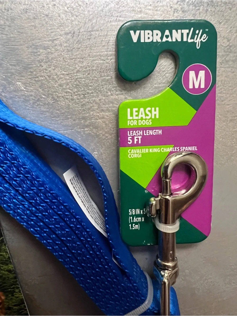 PetSafe Blue Gentle Leader with Matching Leash Sz M